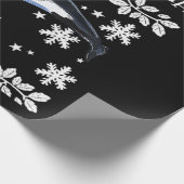 Frohe Weihnachtsschmuck Orca Killer Whale Geschenkpapier (Ecke)