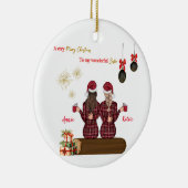 Frohe Weihnachtsschmuck Personalisierter bester Fr (Rechts)