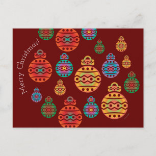 Frohe Weihnachtsschmuck Postcard Postkarte