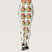 Frohe Weihnachtsschnecken Leggings (Rückseite)