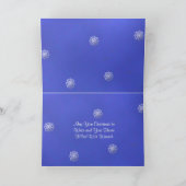 Frohe Weihnachtsschnee Feiertagskarte (Innenseite)