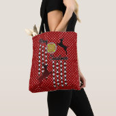 Frohe Weihnachtsschnee Hirsch Tasche (Von Nahem)