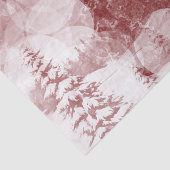 Frohe Weihnachtsschneebaumlandschaft Seidenpapier (Detail)