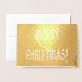 Frohe Weihnachtsschneeflocke Schriftart Tree Verse Folienkarte