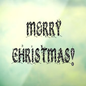 Frohe Weihnachtsschneeflocken 11x8 Zuhause & Store Fensteraufkleber (Blatt 3)