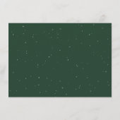 Frohe Weihnachtsschneeflocken Feiertagskarte (Rückseite)