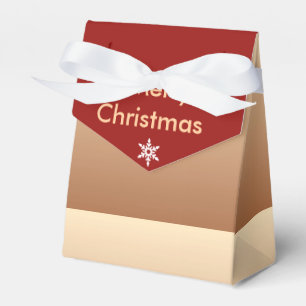 Frohe Weihnachtsschneeflocken-Gastgeschenk-Box Geschenkschachtel
