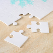 Frohe Weihnachtsschneeflocken Glitzer funkeln ni Puzzle (Seite)