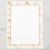 Frohe Weihnachtsschneeflocken Goldener Gelber Brie (Rückseite)