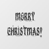 Frohe Weihnachtsschneeflocken Wohngestaltung Store Fensteraufkleber (Blatt)