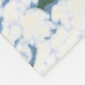 Frohe Weihnachtsschneemann & Birds Winterlandschaf Fleecedecke (Ecke)