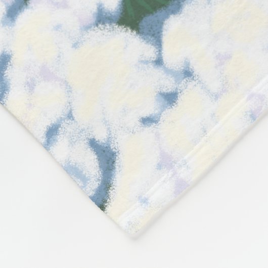 Frohe Weihnachtsschneemann & Birds Winterlandschaf Fleecedecke (Ecke)