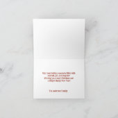 Frohe Weihnachtsschneemänner Karte (Innenseite)