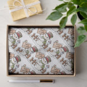 Frohe Weihnachtsschneemänner Seidenpapier (Geschenk)