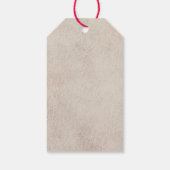 Frohe Weihnachtsschokolade Chip Cookies Geschenkanhänger (Rückseite)