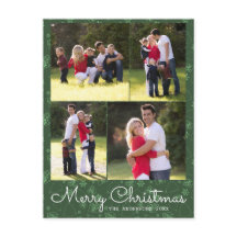 Frohe Weihnachtsschrift 4 Foto Grün Weihnachten