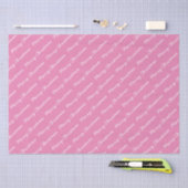 Frohe Weihnachtsschrift Bright Pink Seidenpapier (Handwerk)