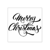 Frohe Weihnachtsschrift Gummistempel (Prägung)