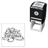 Frohe Weihnachtsschrift Permastempel (Beispiel)
