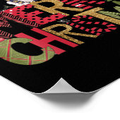 Frohe Weihnachtsschüler für Frauen Poster (Ecke)