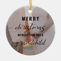 Frohe Weihnachtsschwangerschaft/Baby-Ankündigung F