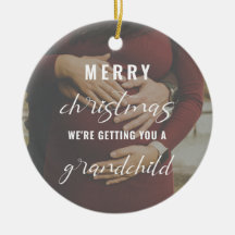 Frohe Weihnachtsschwangerschaft/Baby-Ankündigung F