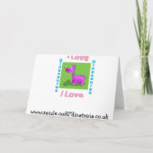 Frohe Weihnachtsschwester Feiertagskarte (Rückseite)