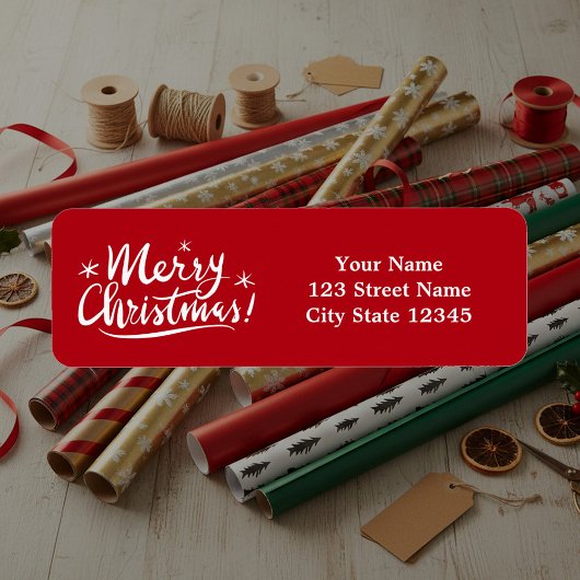 Frohe Weihnachtsskriptschrift handgeschriebene Sch