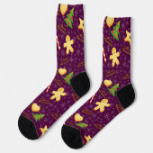 Frohe Weihnachtssocken #2 Socken (Linkes Detail)