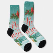 Frohe Weihnachtssocken Socken (Rechts)