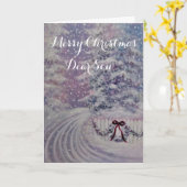 Frohe Weihnachtssohn/ Urlaubskarte Karte (Gelbe Blume)