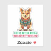 Frohe Weihnachtssperre Aufkleber (Blatt)