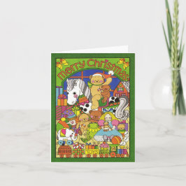 Frohe Weihnachtsspielzeuge Karte