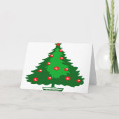 Frohe Weihnachtssprachen-Karte Feiertagskarte (Rückseite)