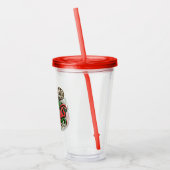 Frohe Weihnachtsstampunk Acryltrinkbecher (Links)
