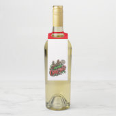 Frohe Weihnachtsstampunk Flaschenanhänger (Auf Flasche)