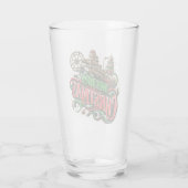 Frohe Weihnachtsstampunk Glas (Rückseite)