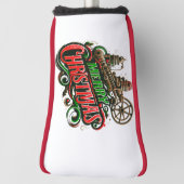 Frohe Weihnachtsstampunk Golf Headcover (Rotieren 90)