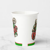 Frohe Weihnachtsstampunk Pappbecher (Links)
