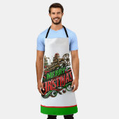Frohe Weihnachtsstampunk Schürze (Getragen)