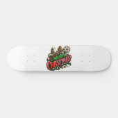 Frohe Weihnachtsstampunk Skateboard (Horizontal)