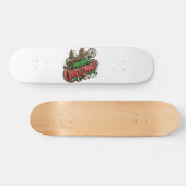 Frohe Weihnachtsstampunk Skateboard (Horizontal)