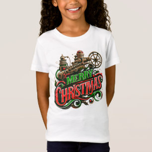Frohe Weihnachtsstampunk T-Shirt