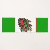 Frohe Weihnachtsstampunk Yogamatte (Vorderseite (Horizontal))