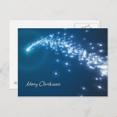 Frohe Weihnachtsstar Feiertagspostkarte (Vorne/Hinten)