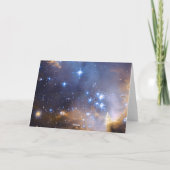 Frohe Weihnachtsstars Feiertagskarte (Rückseite)