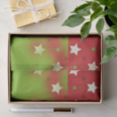 Frohe Weihnachtsstars Muster Seidenpapier (Geschenk)