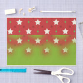 Frohe Weihnachtsstars Muster Seidenpapier (Handwerk)