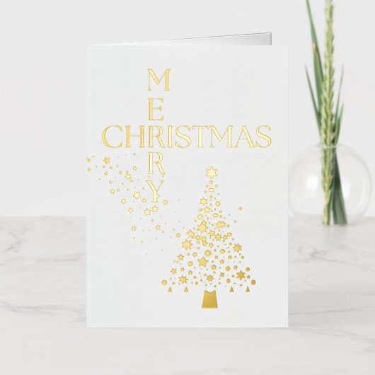 Frohe Weihnachtsstars und Bäume (Vorderseite)