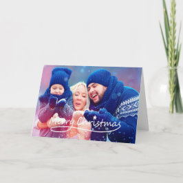 Frohe Weihnachtsstern | Grußkarte Feiertagskarte